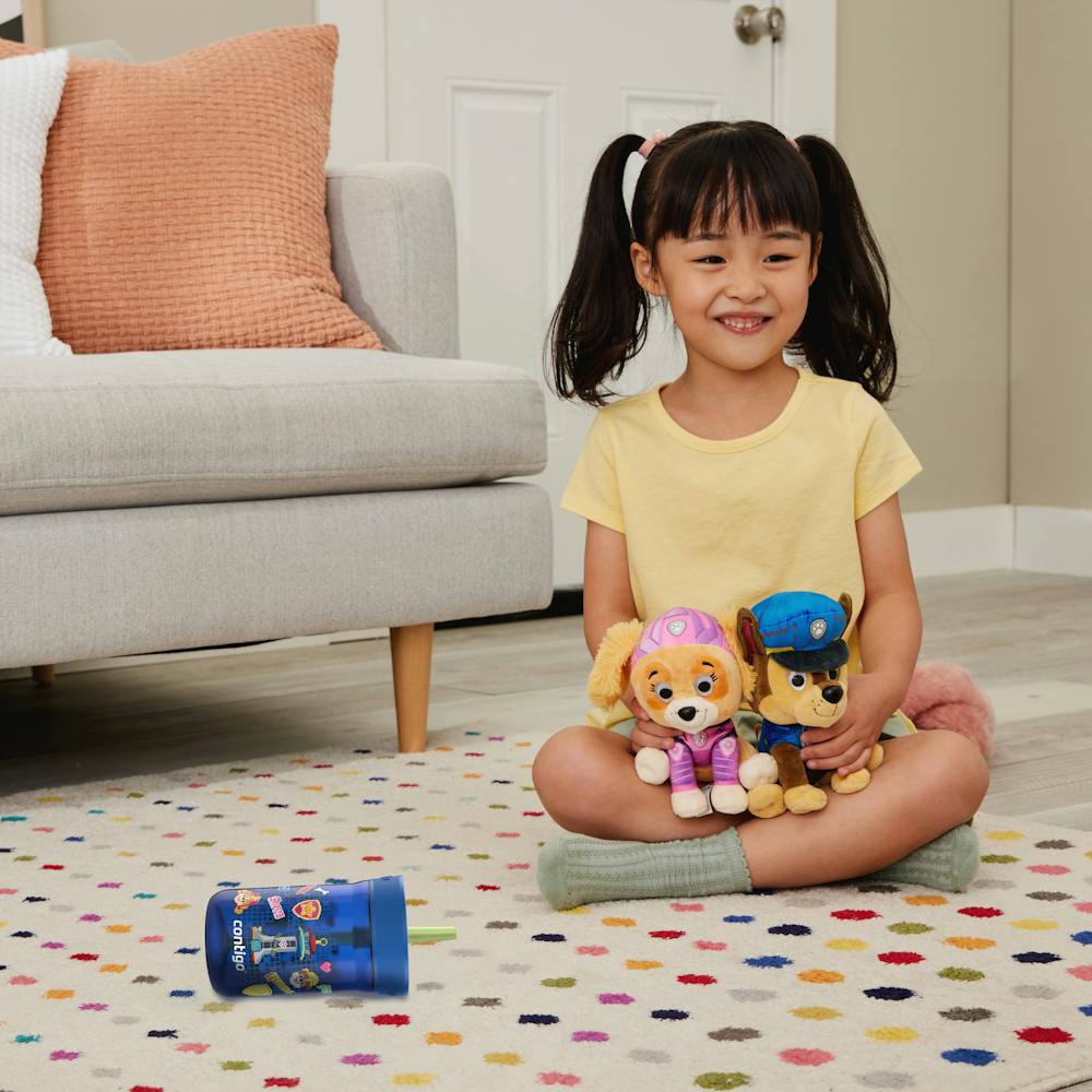 Kids Leighton Spill-Proof Tumbler with Straw, 14oz., 2-Pack - Power Pups Blue