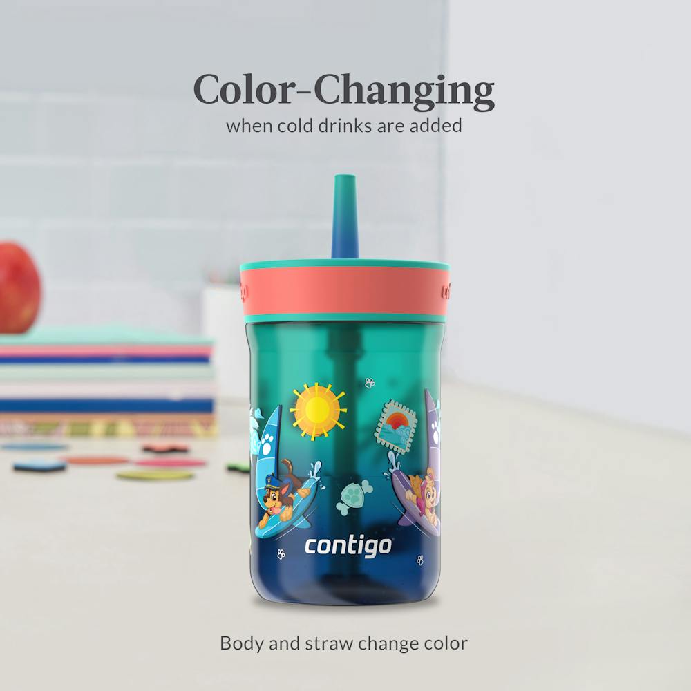 Kids Leighton Spill-Proof Tumbler with Straw, 14oz., 2-Pack - Tourmaline